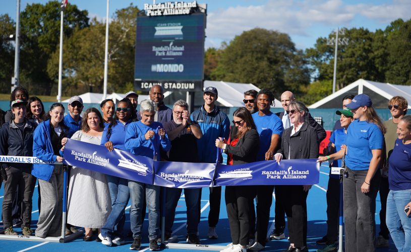 32596Randall’s Island Park Alliance and Mondo Complete $2 Million Track Renovation